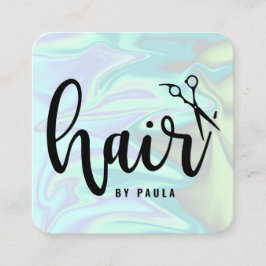 スタイリッシュモダンエレガント型 スクエア名刺