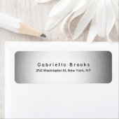 スタイリッシュモダンエレガント平ユニーク灰色 ラベル (インサイチュ)