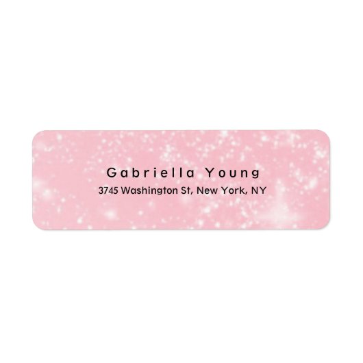 スタイリッシュモダンエレガント平ユニーク色 ラベル (正面)