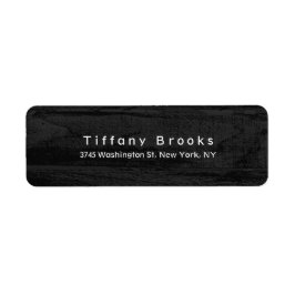 スタイリッシュモダンエレガント白灰色ユニーク木材 ラベル