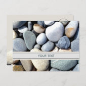 スタイリッシュモダンカスタムカラフルの文字 ポストカード (正面/裏面)