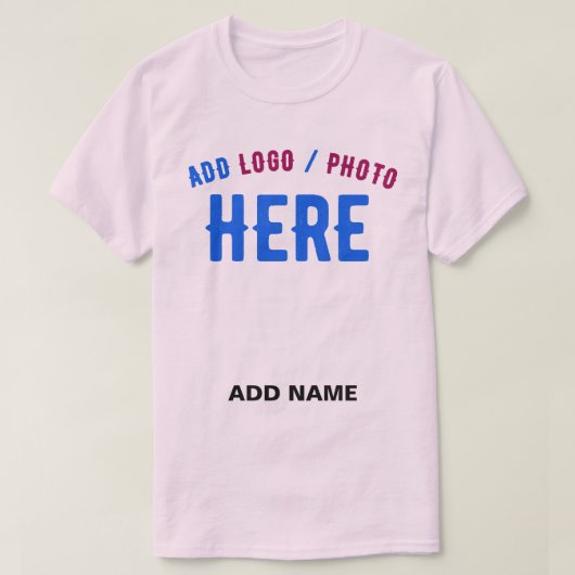 スタイリッシュモダンカスタム淡い色のPINK VERIFIED BRANDED Tシャツ (デザイン正面)