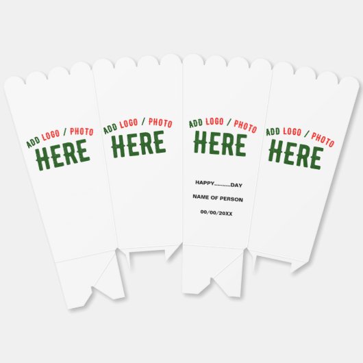 スタイリッシュモダンカスタム白検証済みブランドポップコーン フェイバーボックス (見開き)