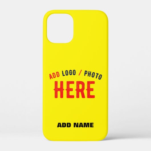 スタイリッシュモダンカスタムBRIGHT YELLOW VERIFIED BRAND Case-Mate iPhoneケース (裏面)