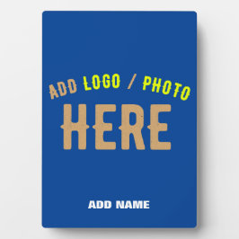 スタイリッシュモダンカスタムCobalt Blue検証済ブランド フォトプラーク