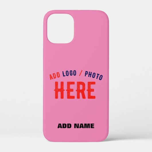 スタイリッシュモダンカスタムHOT PINK VERIFIED BRANDED Case-Mate iPhoneケース (裏面)