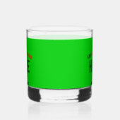 スタイリッシュモダンカスタムLIME GREEN検証済みブランド ウイスキーグラス (右)