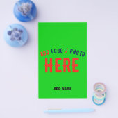 スタイリッシュモダンカスタムLIME GREEN検証済みブランド チラシ (シングル)