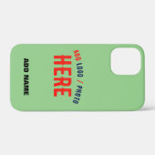 スタイリッシュモダンカスタムMINT GREEN VERIFIED BRANDED Case-Mate iPhoneケース (裏面 (横))
