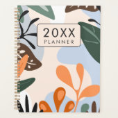 スタイリッシュモダンカラフルフローラクール プランナー手帳 (正面)
