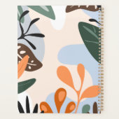 スタイリッシュモダンカラフルフローラクール プランナー手帳 (裏面)