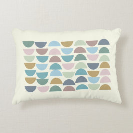 スタイリッシュモダンカラフル幾何 アクセントクッション