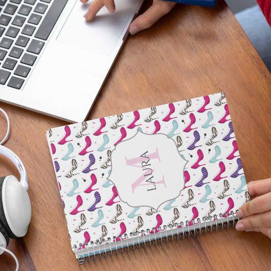 スタイリッシュモダンガーリーユニークキュートなハイヒール靴 プランナー手帳