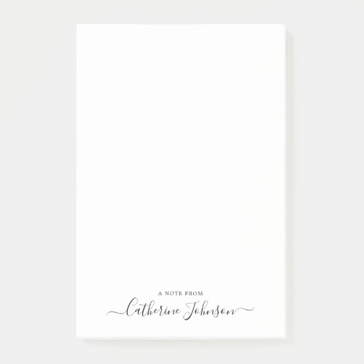 スタイリッシュモダンガーリー書のメモ ポストイット (正面)