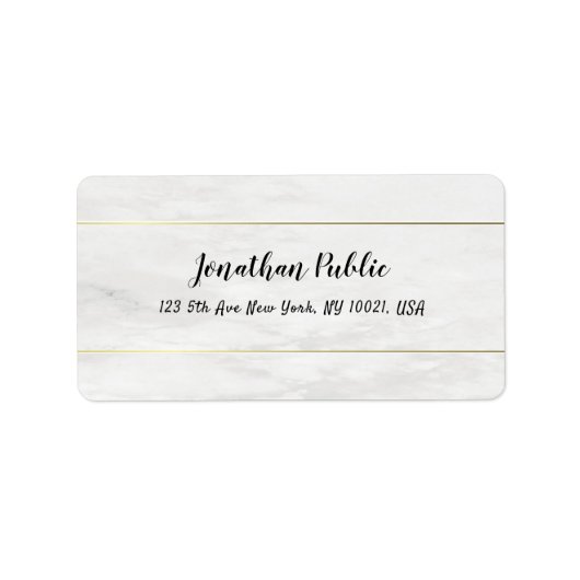 スタイリッシュモダンシンプルテンプレート ラベル (正面)