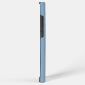 スタイリッシュモダンシンプルパステルブルー SAMSUNG GALAXYケース (右側面)