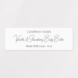 スタイリッシュモダンタイポグラフィ・スクリプト美しい製品 ラベル