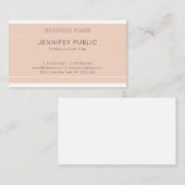 スタイリッシュモダンデザインプお洒落ライナラグジュアリートレンディー 名刺 (正面/裏面)