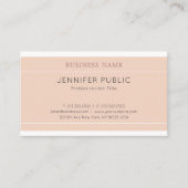 スタイリッシュモダンデザインプお洒落ライナラグジュアリートレンディー 名刺 (正面)