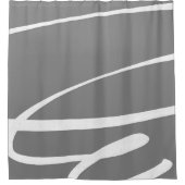 スタイリッシュモダンデザイン シャワーカーテン (正面)