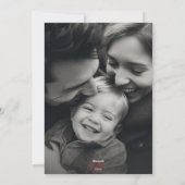 スタイリッシュモダントレンディーレッドボウ2写真 シーズンカード (裏面)