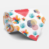 スタイリッシュモダンハートGroomsmenネックタイ ネクタイ (ロール)