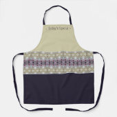 スタイリッシュモダンパターン(の模様が)ある エプロン (正面)