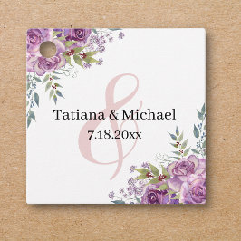 スタイリッシュモダンフローラ結婚植物体 フェイバータグ