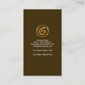 スタイリッシュモダンプロフェッショナルカラフルHome Builder 名刺 (裏面)