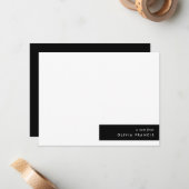 スタイリッシュモダンミニマルシンプル ノートカード (正面/裏面インサイチュ)