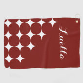 スタイリッシュモダンレトロ ゴルフタオル (横)