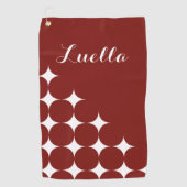 スタイリッシュモダンレトロ ゴルフタオル (正面)