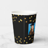 スタイリッシュモダン卒業会 紙コップ (右)