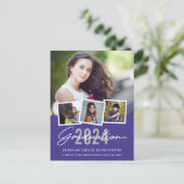 スタイリッシュモダン卒業写真4 ポストカード (スタンド正面)