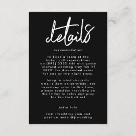 スタイリッシュモダン名前をカスタムする結婚Premium エンクロージャーカード