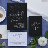 スタイリッシュモダン名前をカスタムするTuxedo金ゴールド結婚ズ 招待状