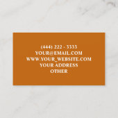 スタイリッシュモダン工プロフェッショナル 名刺 (裏面)