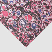 スタイリッシュモダン抽象芸術ピンク青大理石パターン 薄葉紙 (詳細)