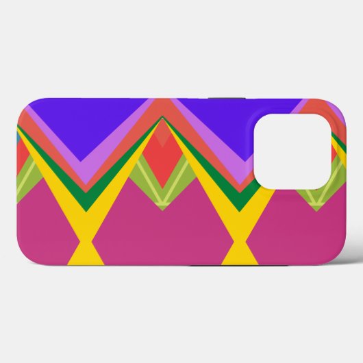 スタイリッシュモダン抽象芸術色ブロック Case-Mate iPhoneケース (裏面 (横))