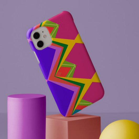 スタイリッシュモダン抽象芸術色ブロック Case-Mate iPhoneケース