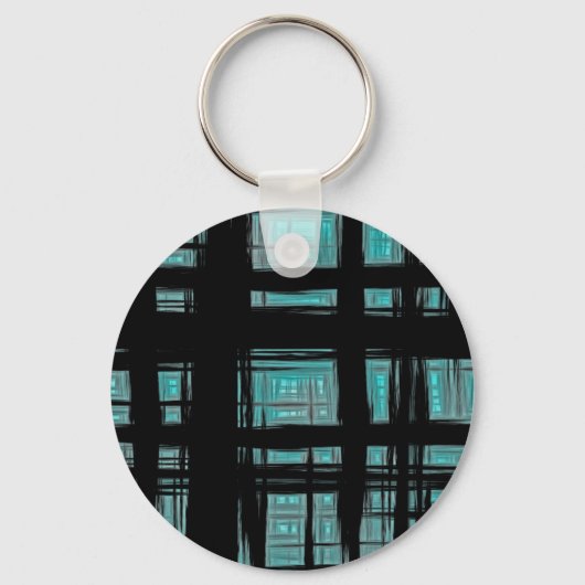 スタイリッシュモダン格子模様 キーホルダー (正面)