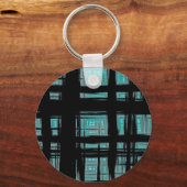 スタイリッシュモダン格子模様 キーホルダー (正面)