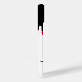 スタイリッシュモダン白黒レッドバタフライフローラ Case-Mate iPhoneケース (裏面 / 右)