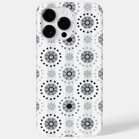 スタイリッシュモダン紋様花 Case-Mate iPhoneケース (裏面)
