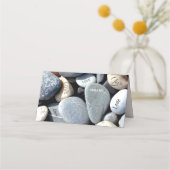 スタイリッシュモダン素朴A00ユニーク B プレイスカード (裏面)