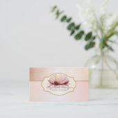 スタイリッシュモダン輪花 名刺 (スタンド正面)