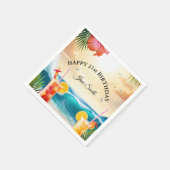 スタイリッシュモダン鮮やかおもしろい21日 スタンダードカクテルナプキン (角)