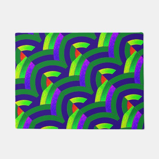 スタイリッシュモダンChevron ドアマット (正面)