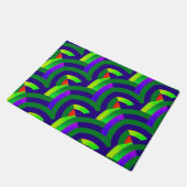 スタイリッシュモダンChevron ドアマット (アングル)