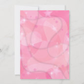 スタイリッシュモダンPink Balloons 30th Birthdayパーティー 招待状 (裏面)